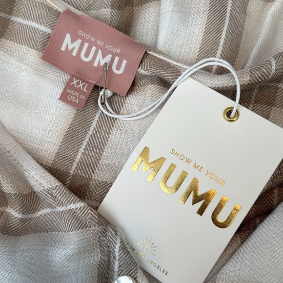 Show Me Your Mumu Odessa Dress in Everyday Plaid Size XXL NWT - Picture 9 of 10